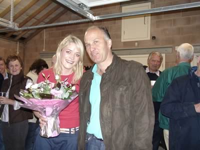 Rachel and NW chairman John Okell 